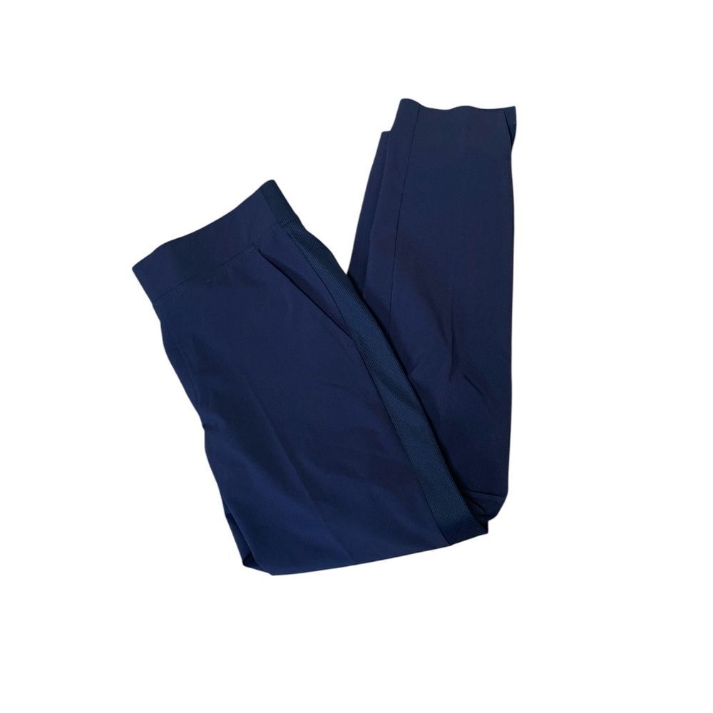 Athleta Brooklyn Ankle Pants Women’s Size 4 Navy Blue Active Athleisure Stretch